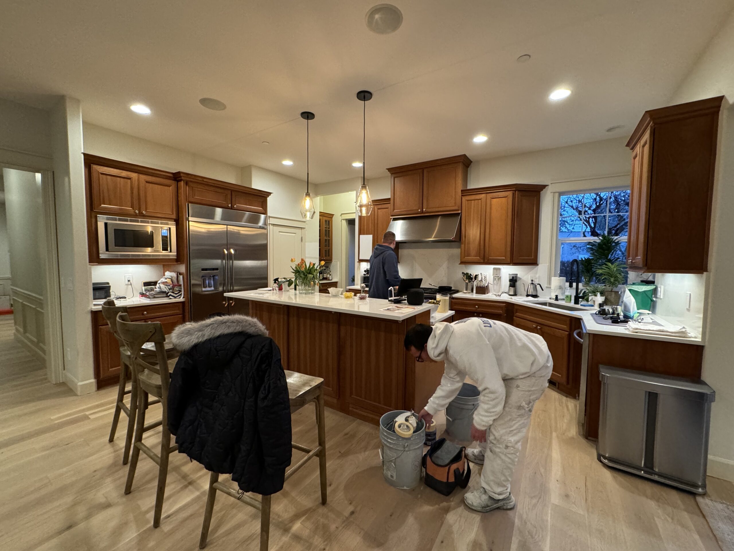 cabinet painting in Bellevue, WA